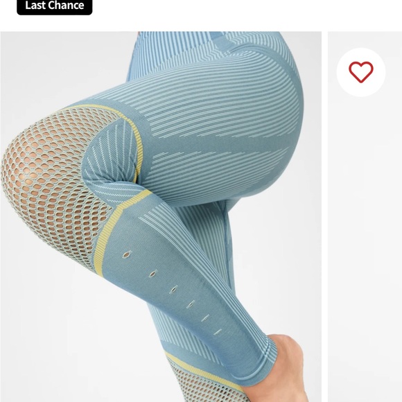 Fabletics Set ✨ Blue and Yellow Track Jacket and Leggings Set - Picture 5 of 6